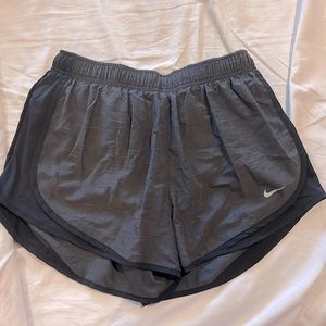 EUC Large dark gray Nike tempo shorts